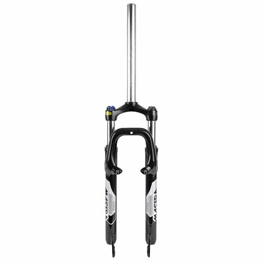 Fourche VTT 27.5 " Zoom 386mlo à ressort noir réglable-blocâble deb. 60mm pivot lisse 296mm 1''1-8-28,6