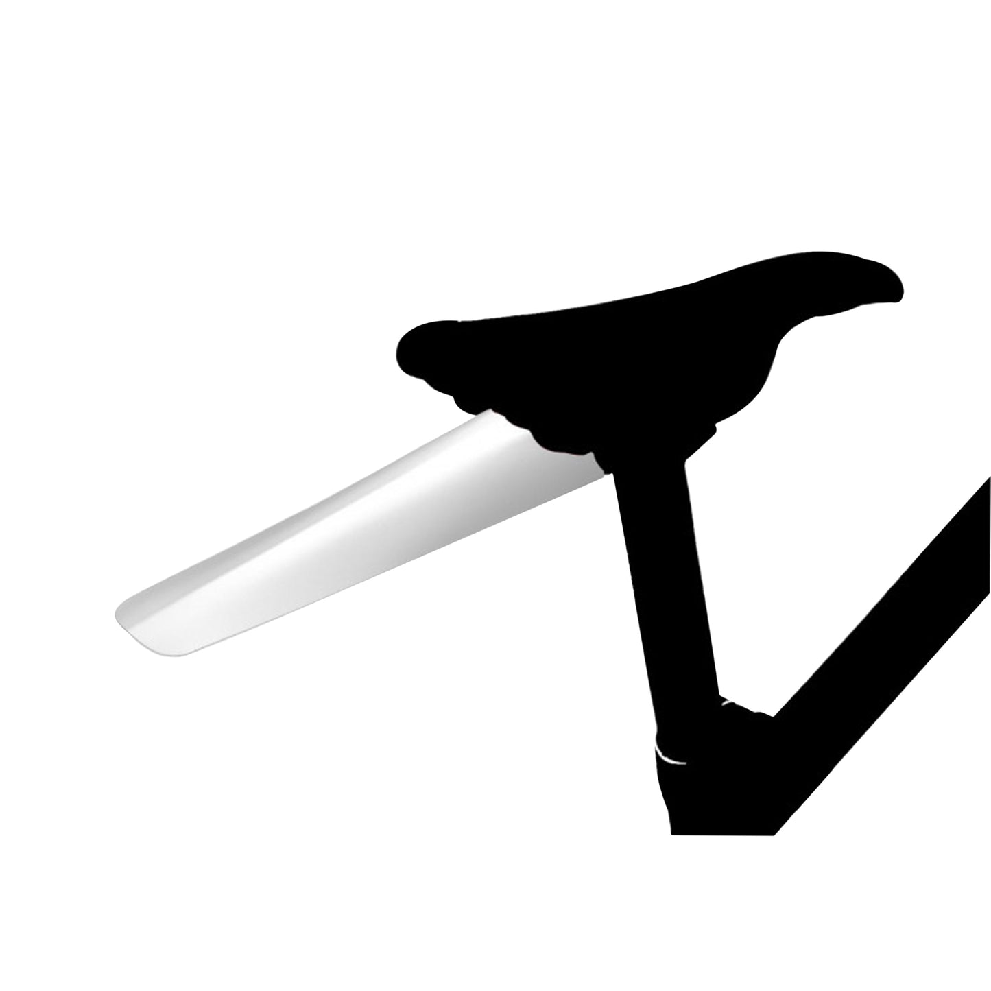 Garde-boue arrière Velox Colori blanc clipsable selle (unité)