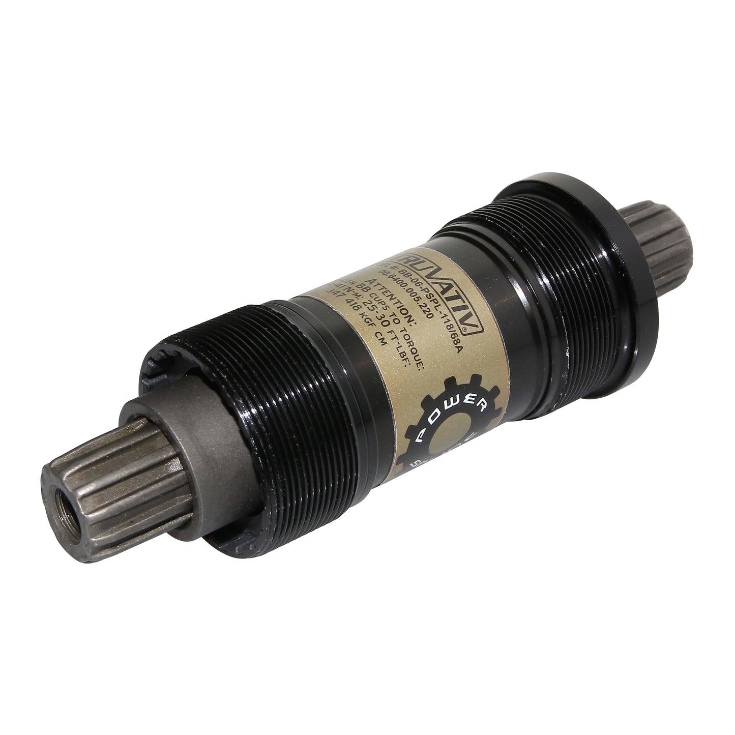 Boîtier pédalier Sram truvativ isis power spline 113mm filetage anglais - bsc - 1,37x24 boîte de 68-73