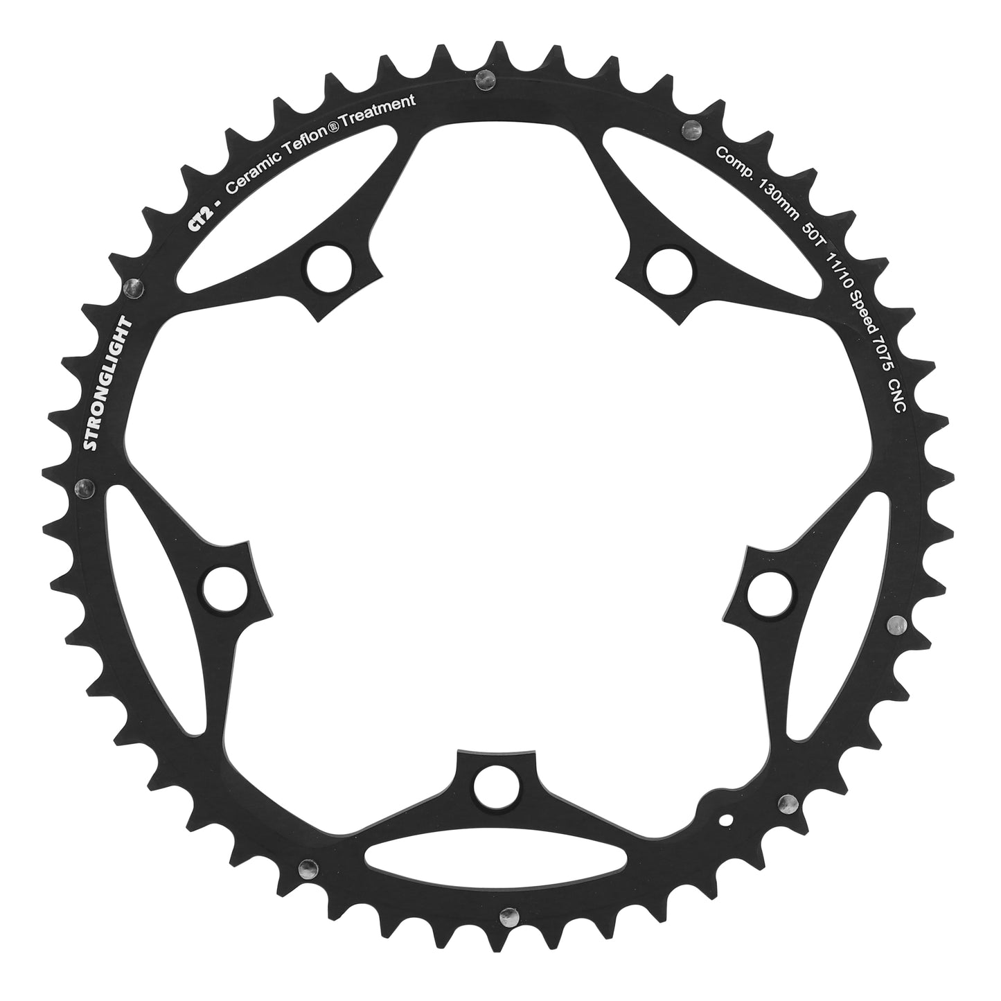 Plateau route Stronglight CT2 D130 50D ext Shimano 10-11V