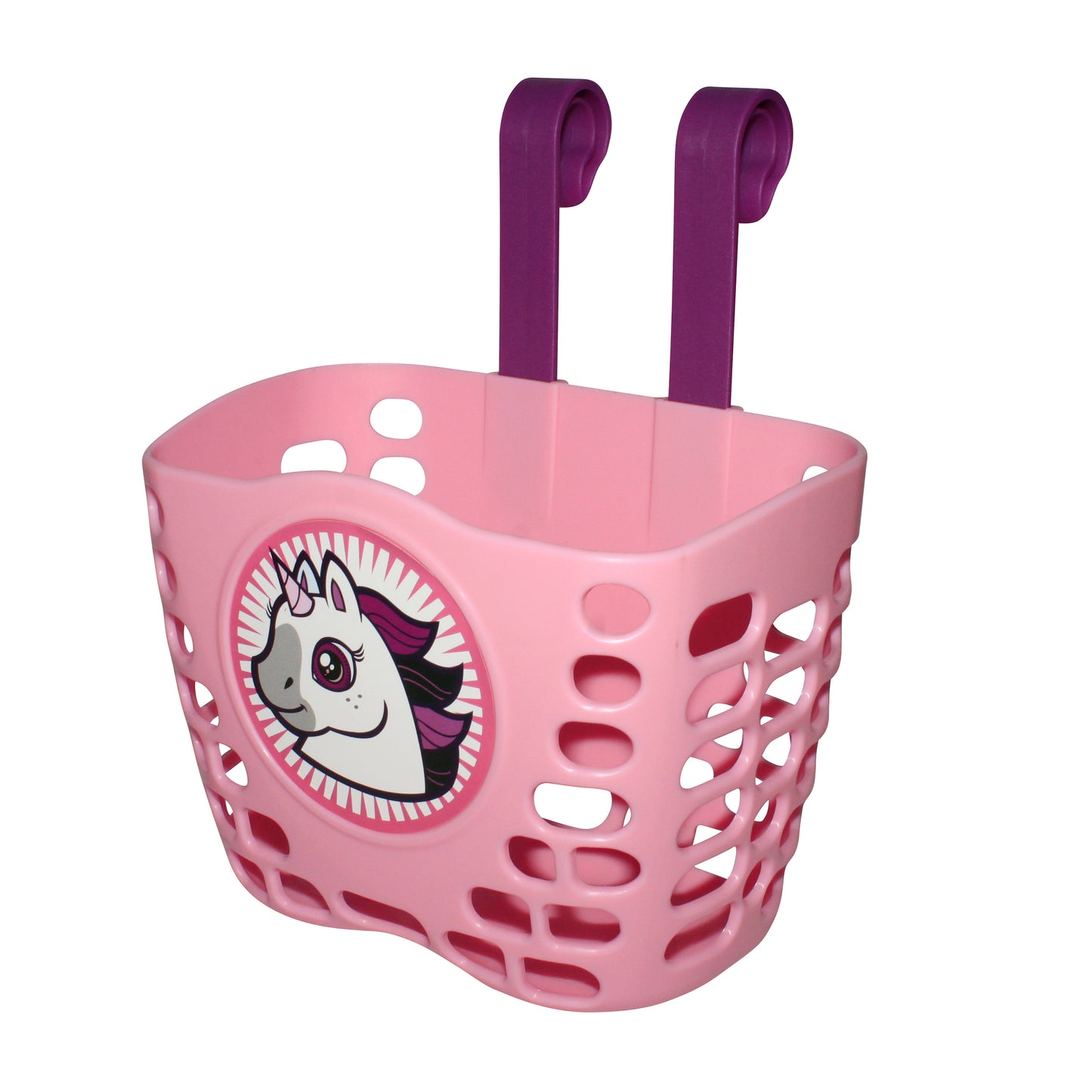 Panier avant enfant PCP licorne rose pour cintre