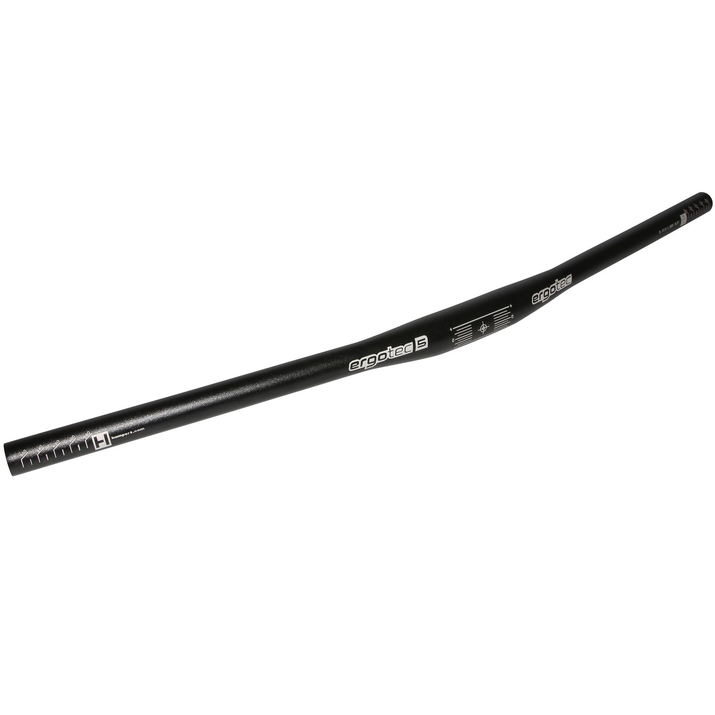 Cintre VTT droit Ergotec xs alu noir diam 31.8mm l 680mm
