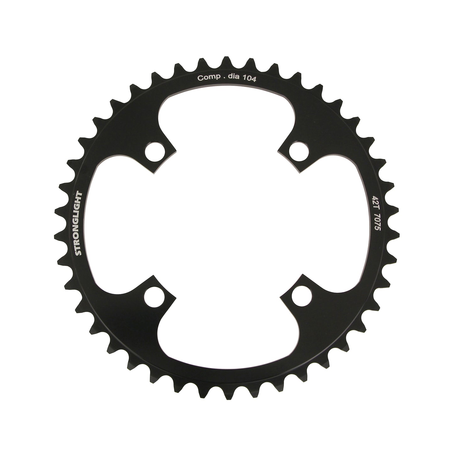 Plateau VTT 4 bras Stronglight D104 mono 42D 8-9V