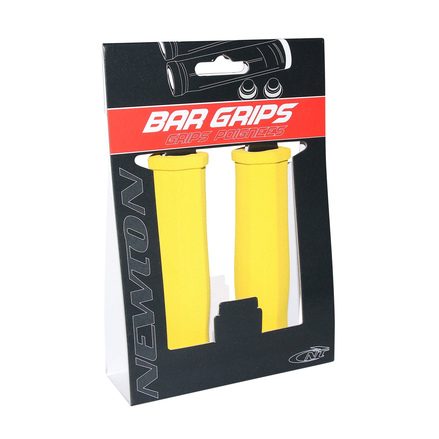 City Mountain Bike Grips Newton high-density foam yellow 125mm