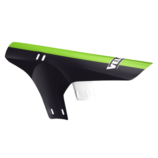 Garde-boue VTT avant Velox Colori noir/vert fixation fourche