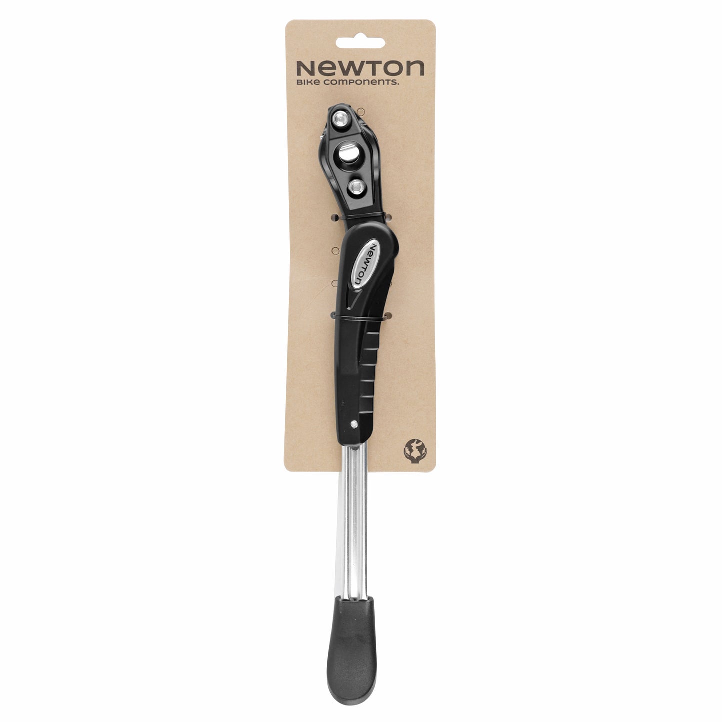 Newton 24-28'' adjustable rear side kickstand with 1-2 clamp base mounting