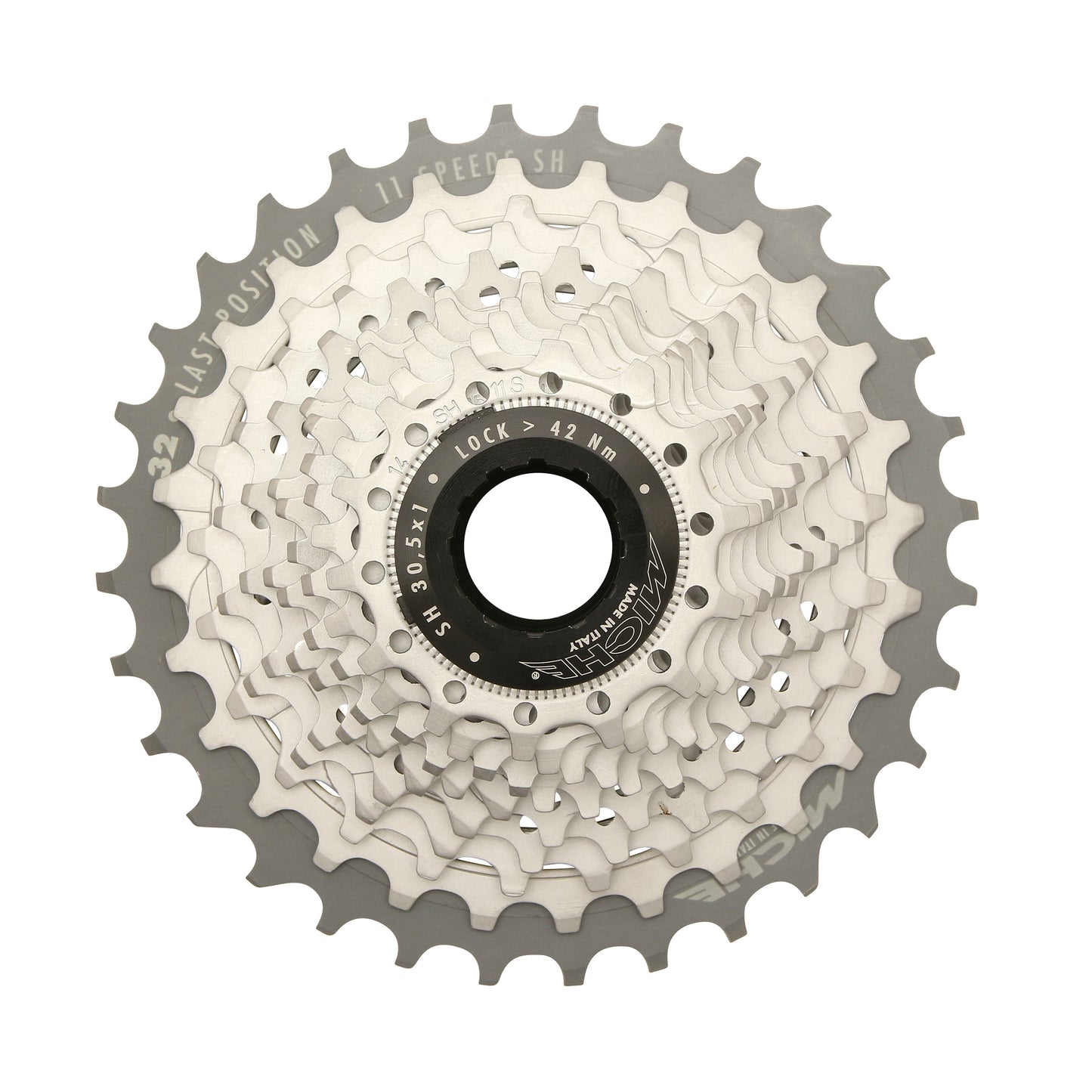 Miche Primato Road 11-speed Cassette for Shimano 14-32 (14-15-16-17-18-19-21-23-25-28-32)