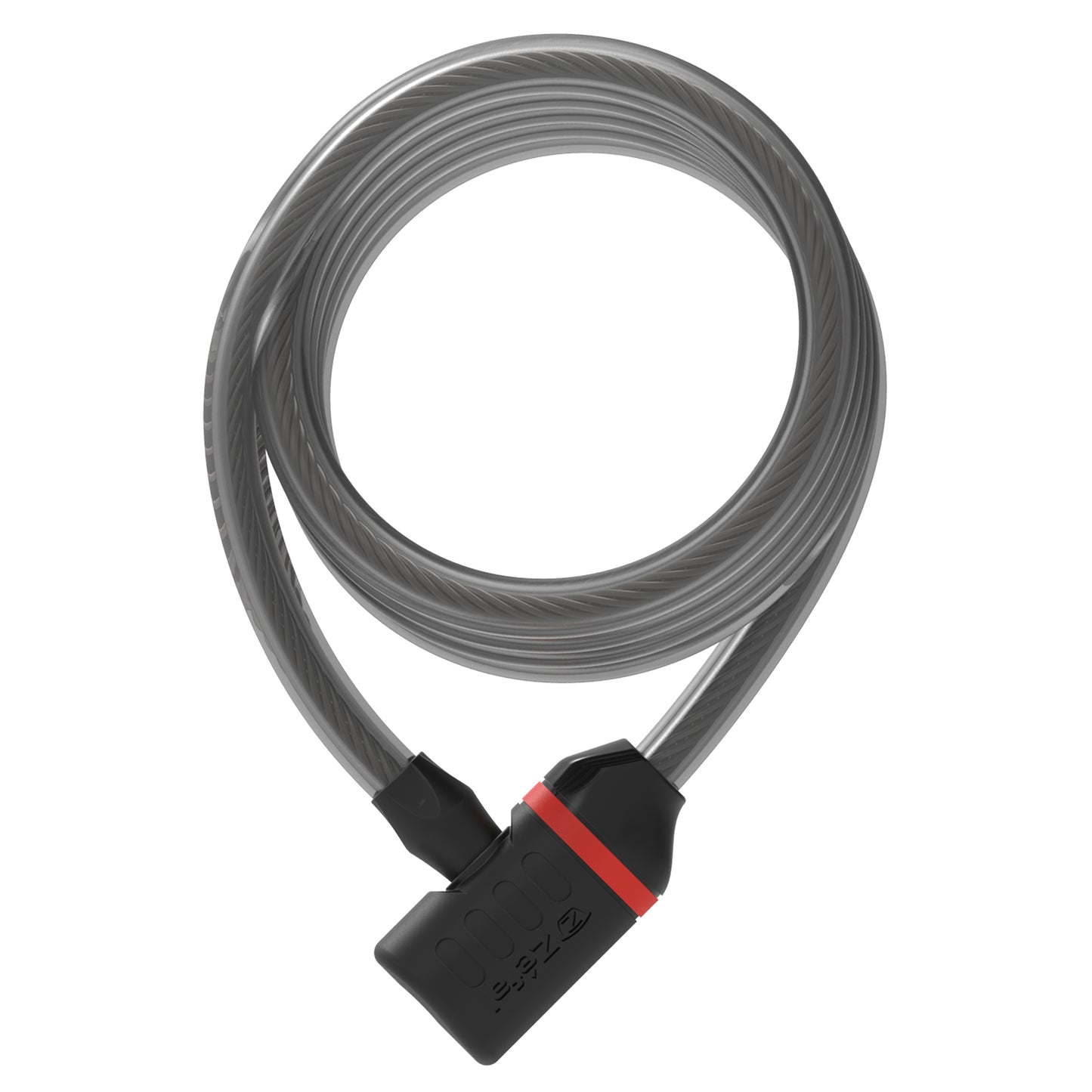 Antivol vélo spiral à clé Zefal K-traz c6 diam 12 mm l 1,80m livré avec 3 clés