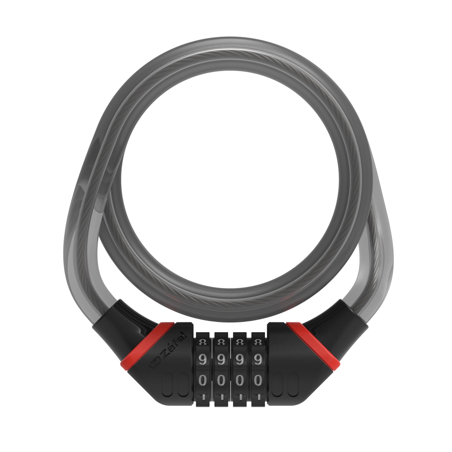 Antivol vélo spiral à combinaison Zefal K-traz c9 code haute sécurité diam 15 mm l 1,80m
