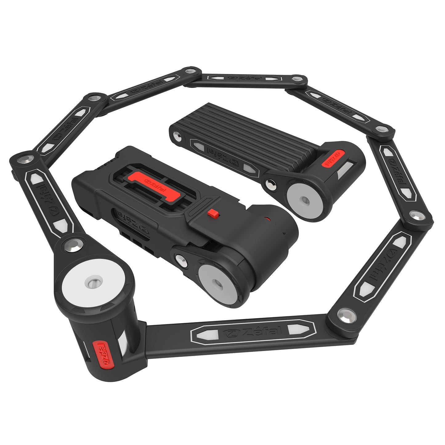 Zefal K-Traz F16L Folding Bike Lock, Keyed, 95cm Length, Black - FUB 1-Star Approved