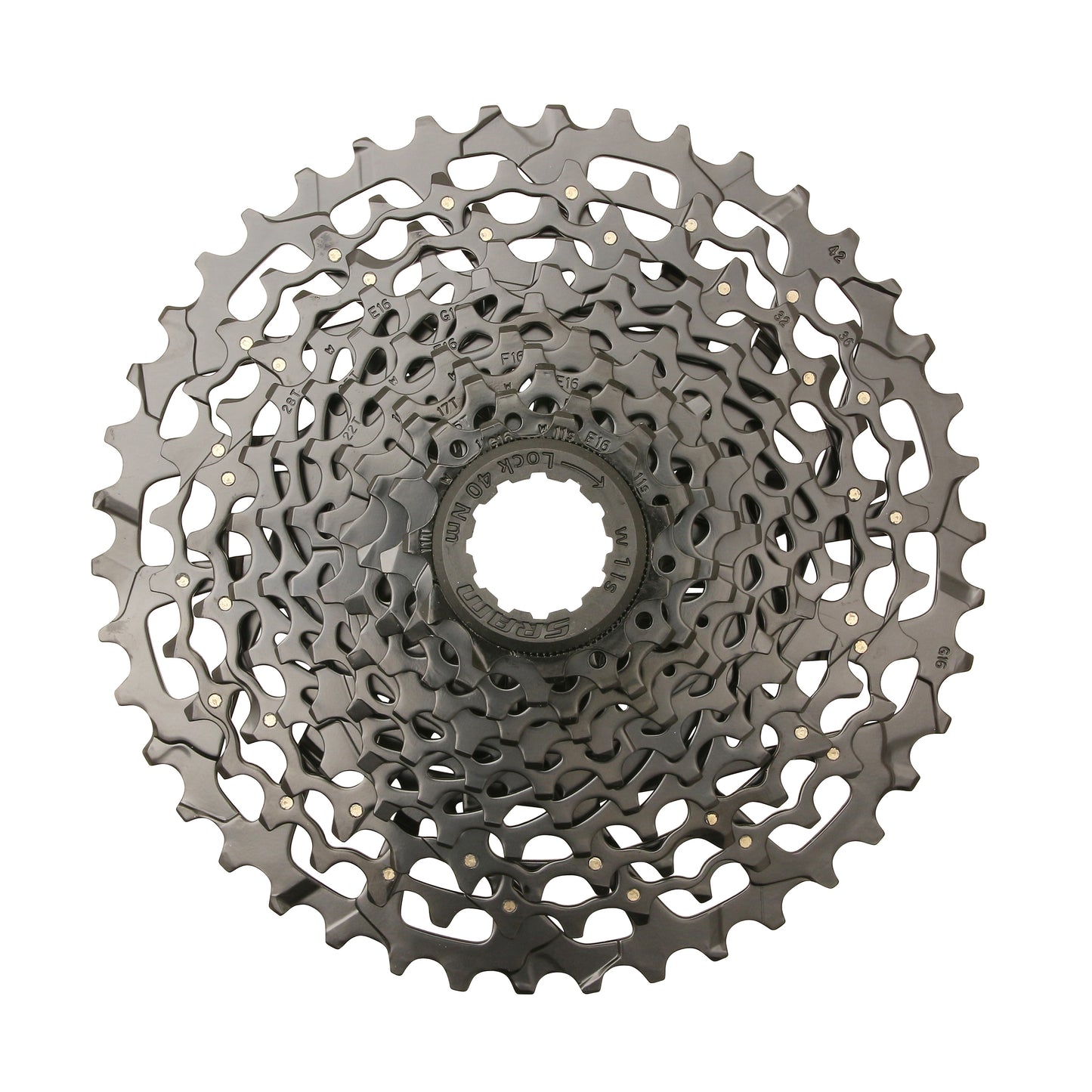 Cassette 11v. Sram pg-1130 nx 11-42 (11,13,15,17,19,22,25,28,32,36,42) comptaible Shimano