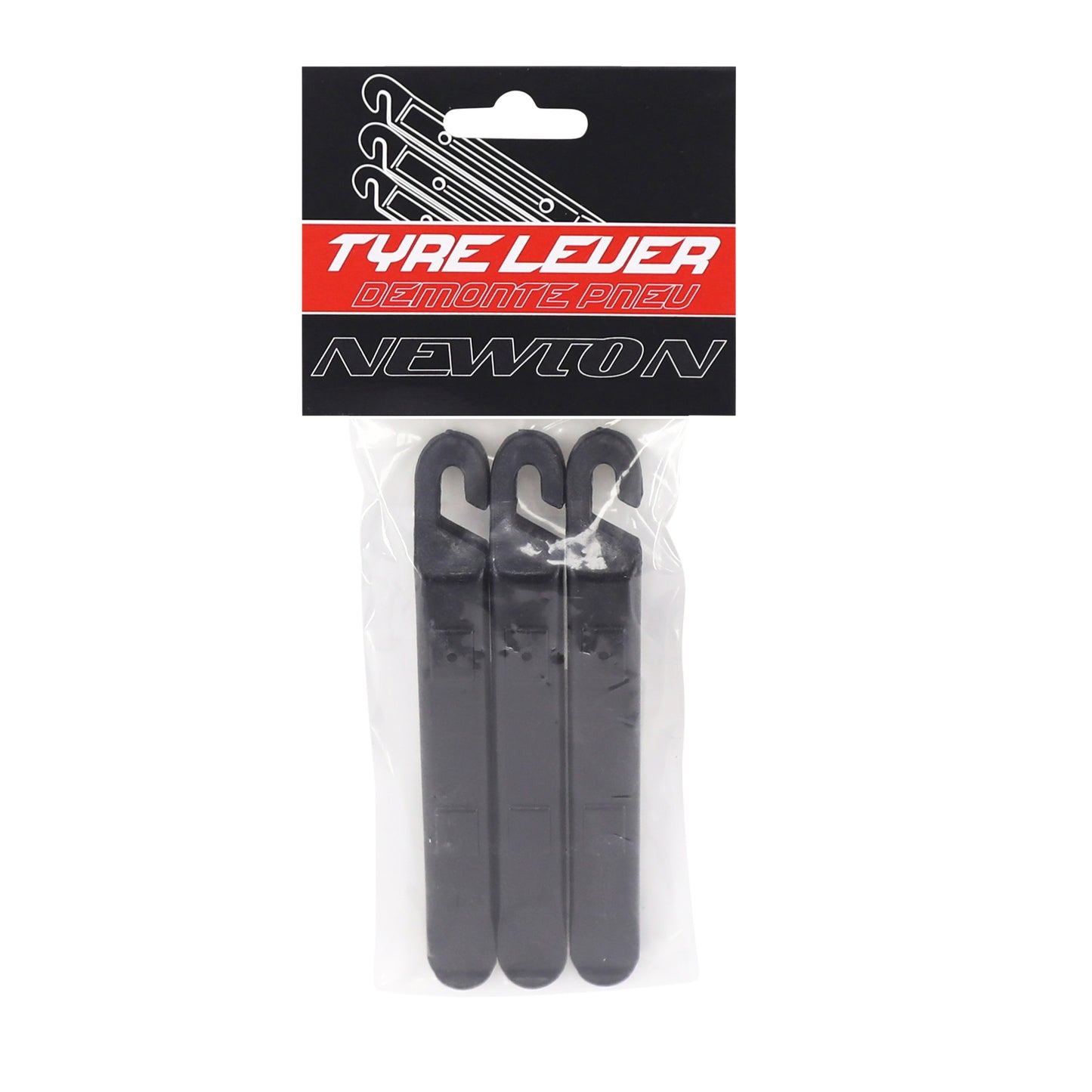Newton black bicycle tire lever