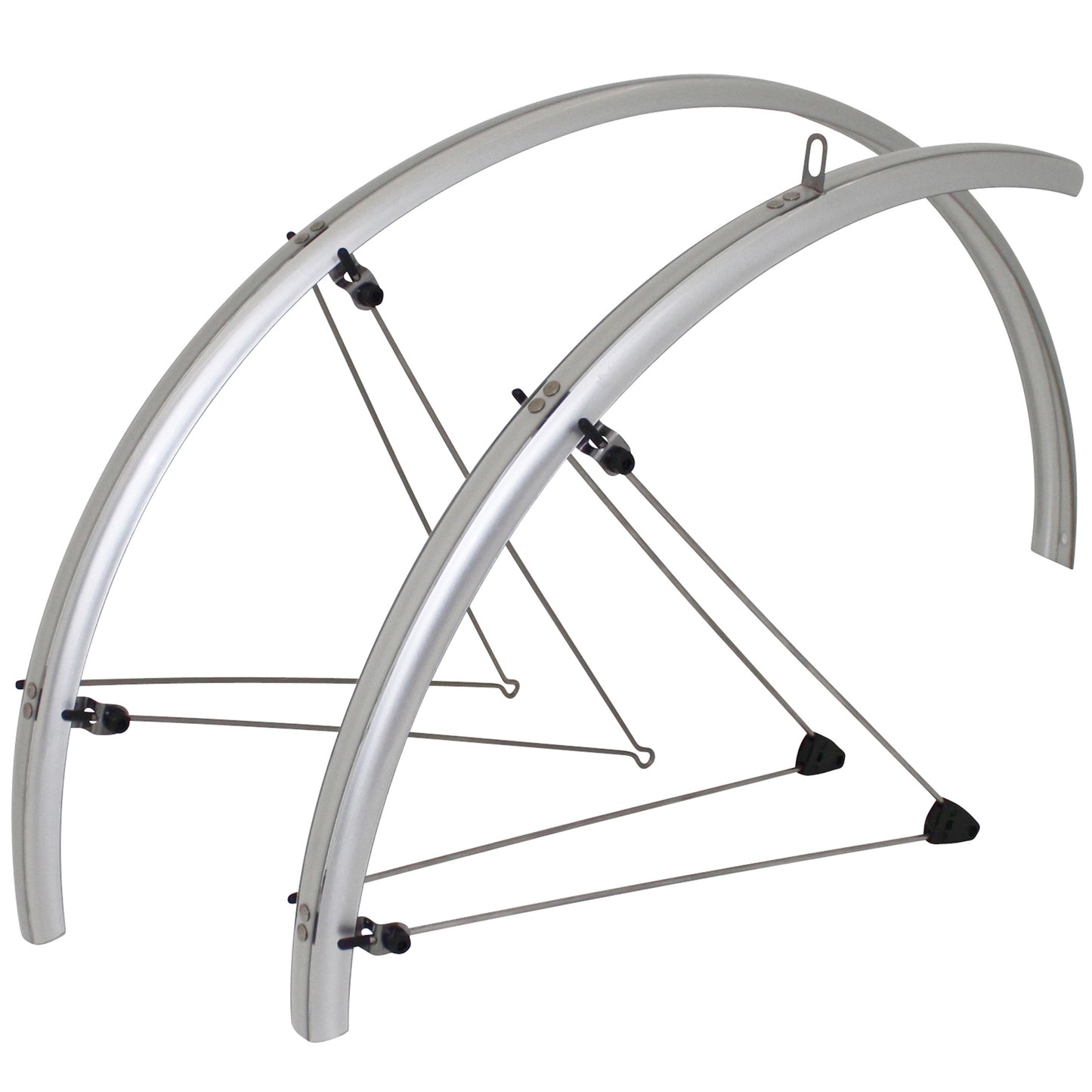 Garde-boue route 700 Stronglight tringles 35 mm argent (paire)