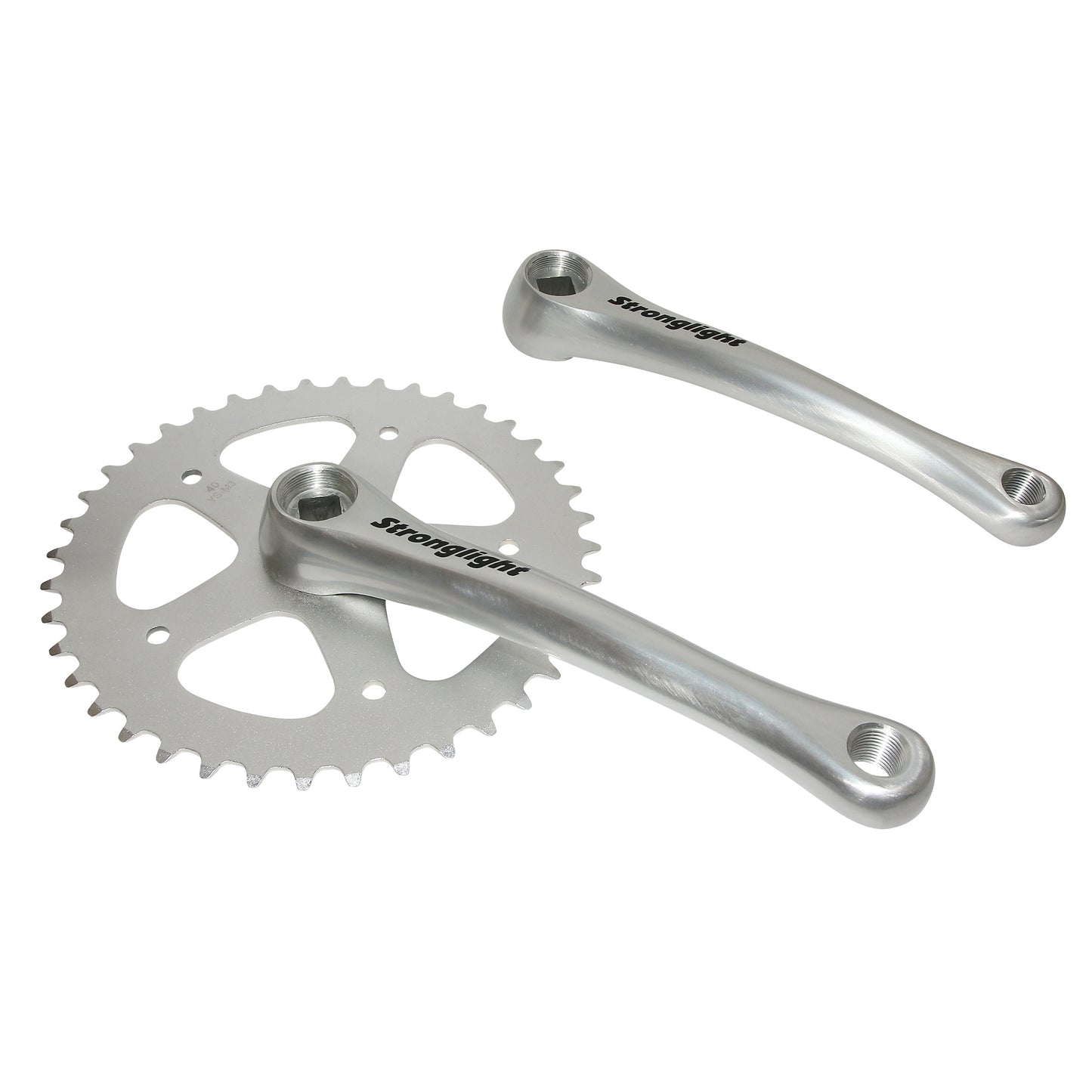 Stronglight SL55 city crankset silver aluminum 170 40T chainring