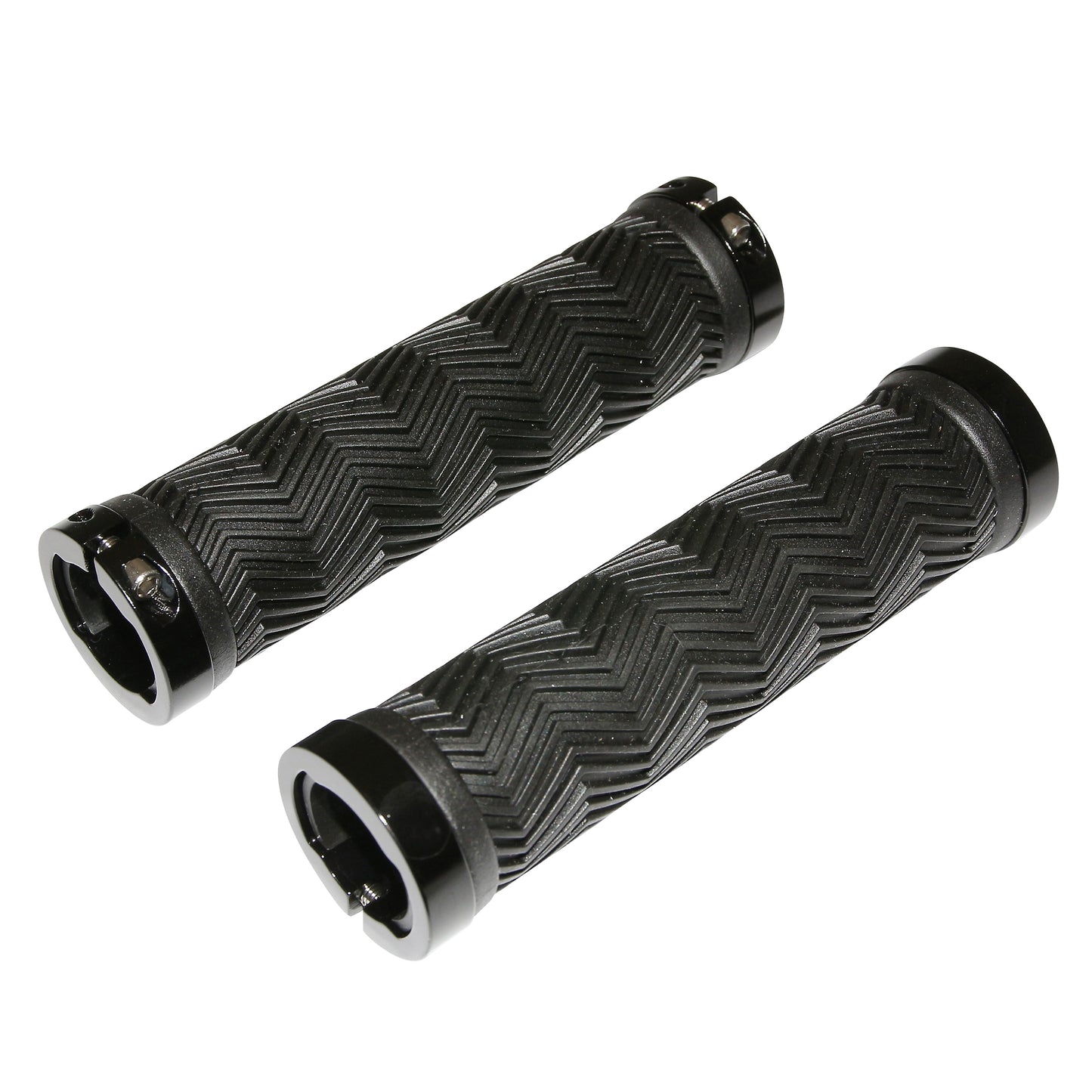 City MTB Grips Newton chevron black 130mm double clamp