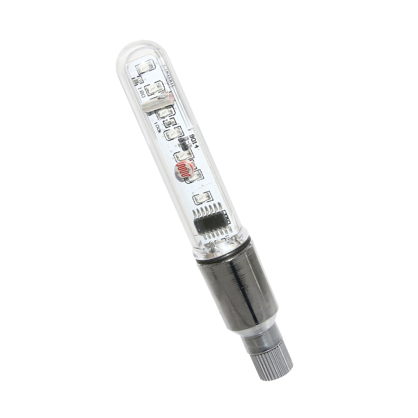 Bicycle spoke light, battery-powered, valve attachment, VP-V Holographic, 12 functions, supplied with 3 LR44 batteries, PCP