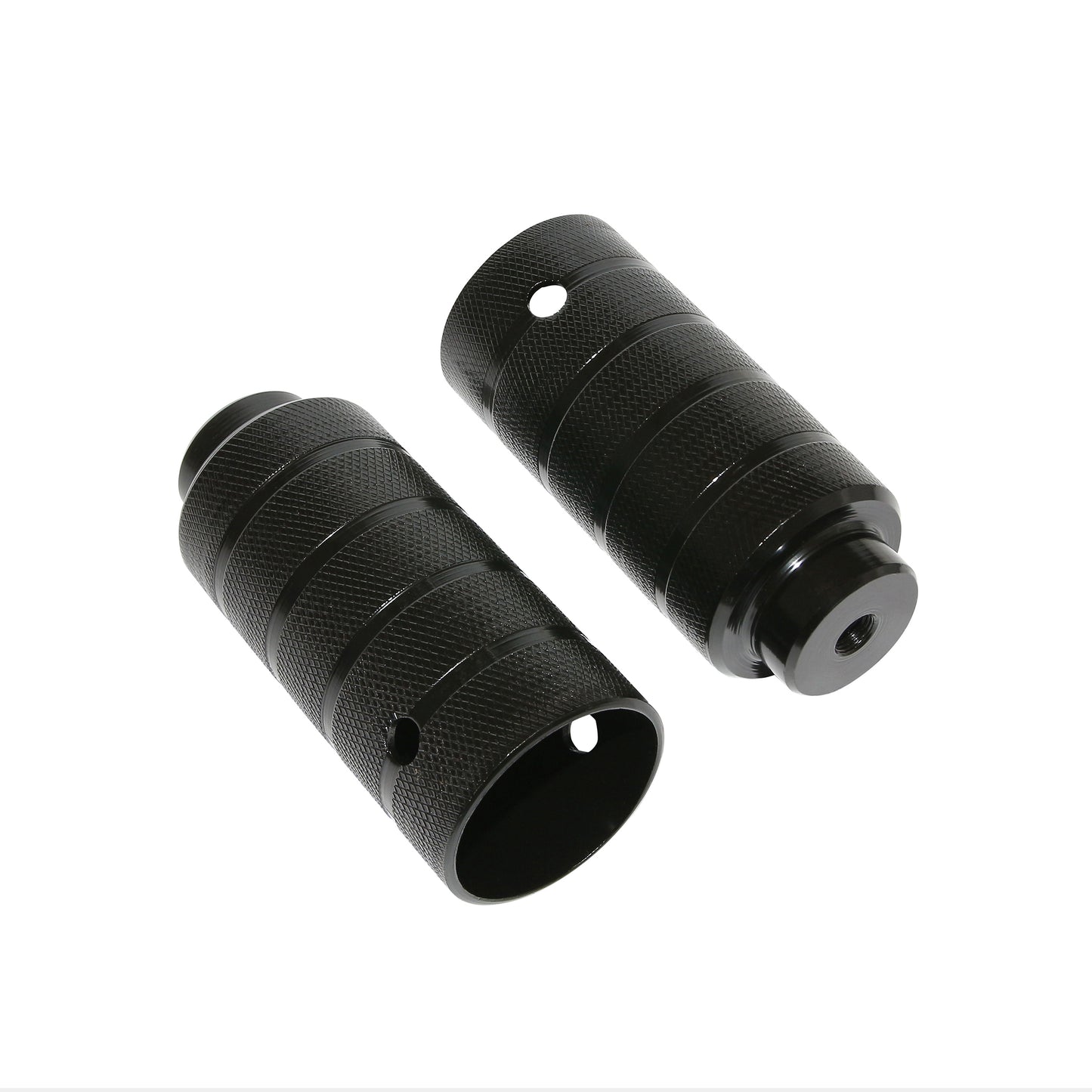 BMX foot pegs black aluminium 45 mm 3/8 axle