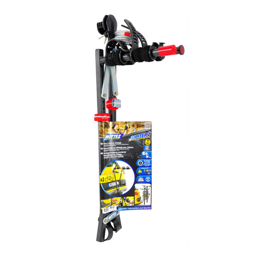 Mottez Jupiter 2-bike Tow Bar Mounted Hanging Bike Rack