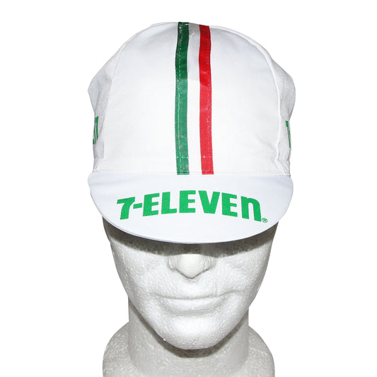 Gist 7-Eleven White Vintage Cycling Team Cap