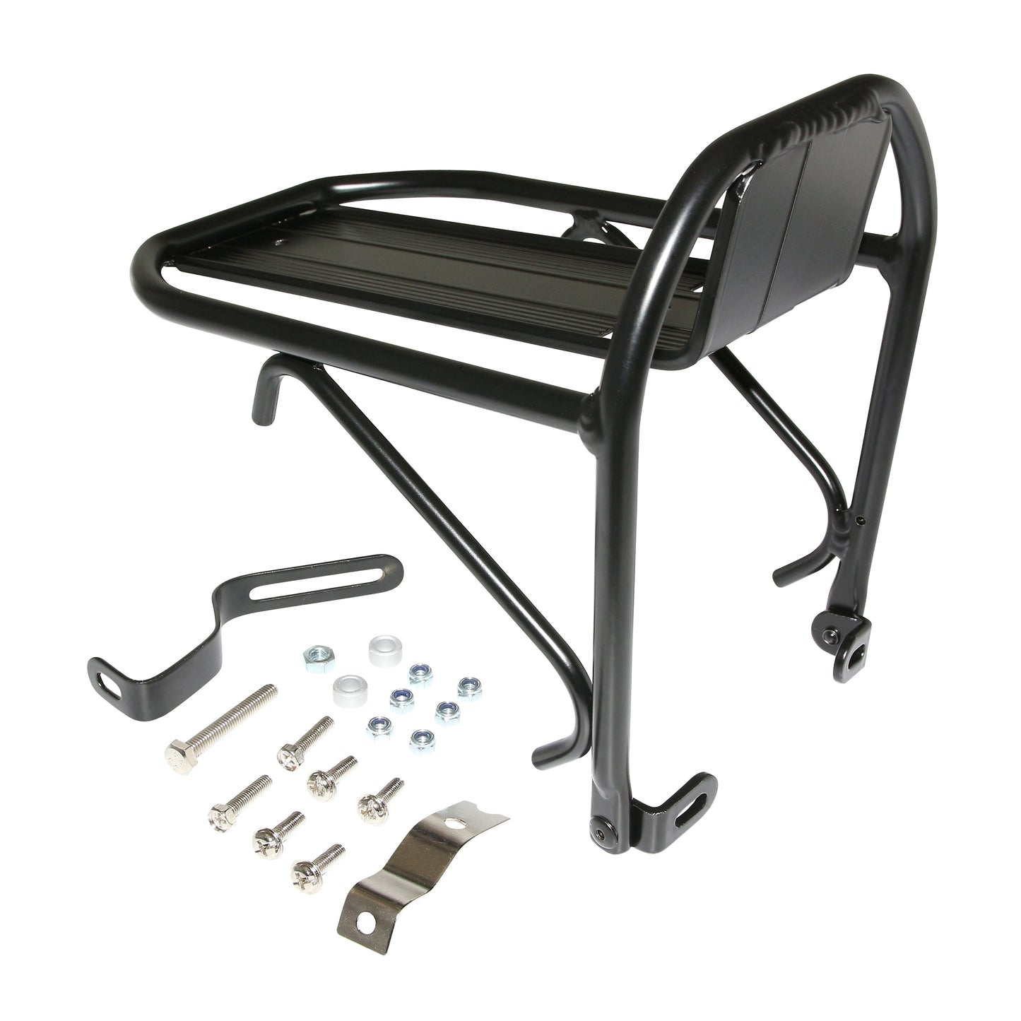 PCP aluminum black front rack for 26-29" bikes with brake bosses
