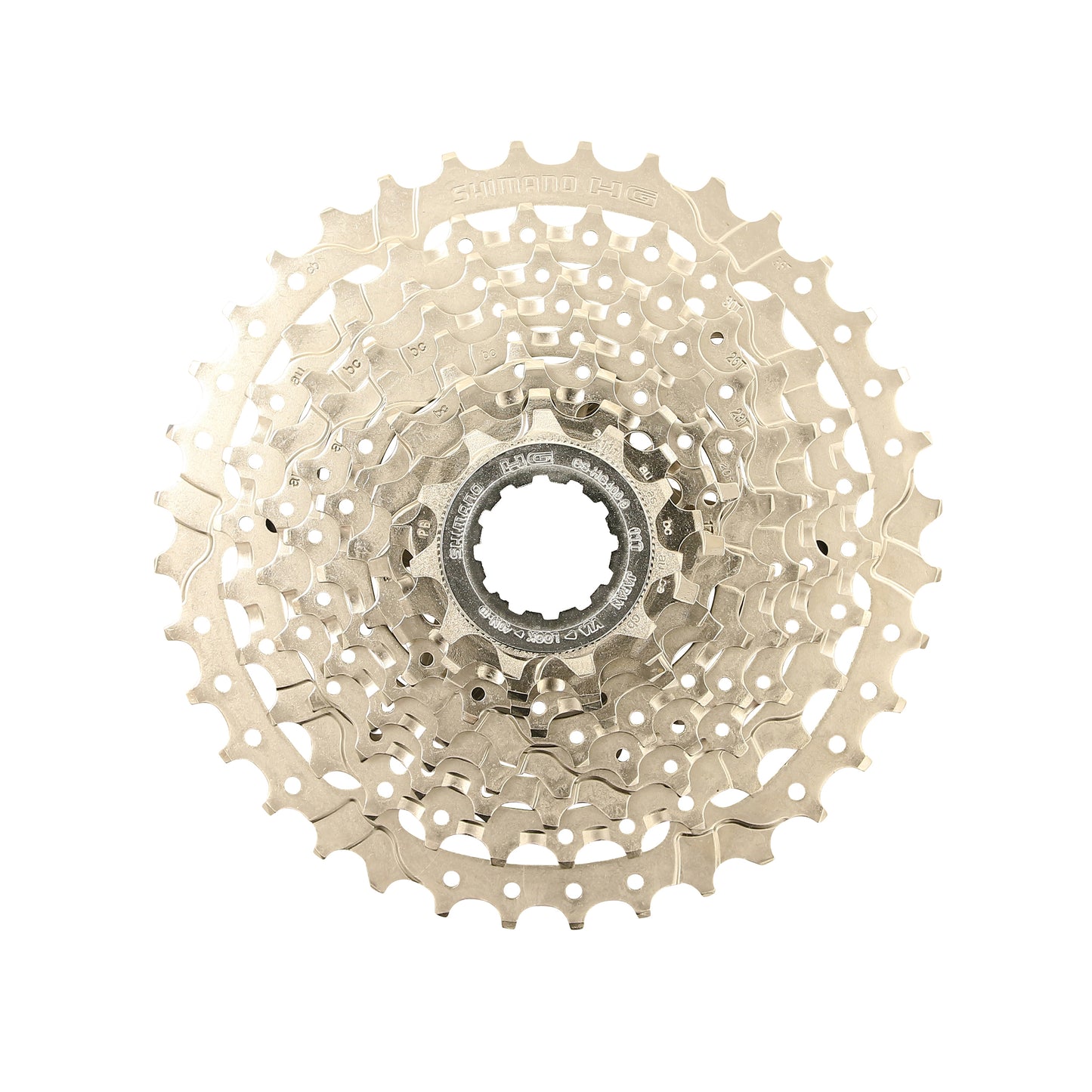 9-speed cassette. Shimano Deore-Alivio HG400 11-36 (11-13-15-17-20-23-26-30-36)
