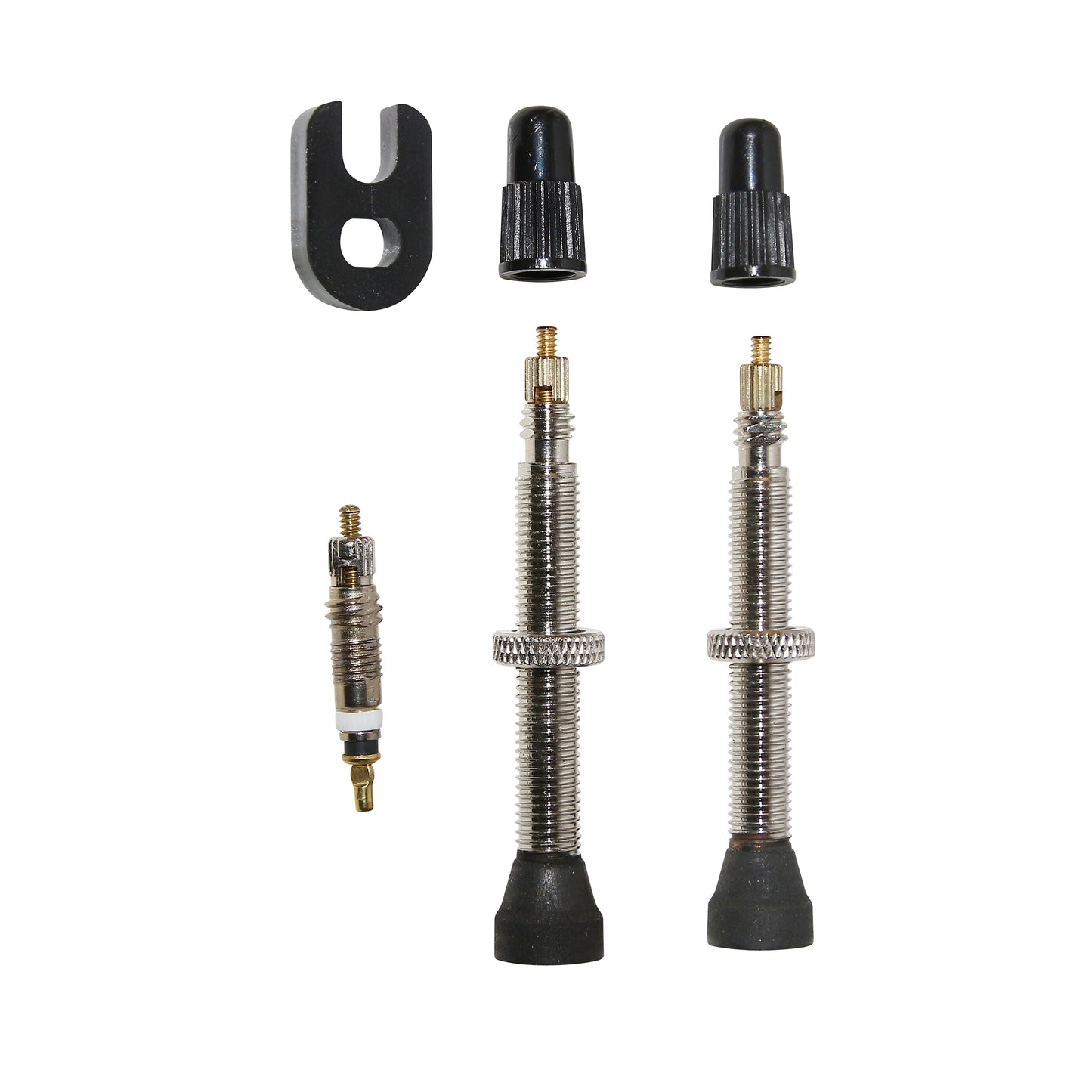 Valve tubeless Presta PCP titane 45 mm