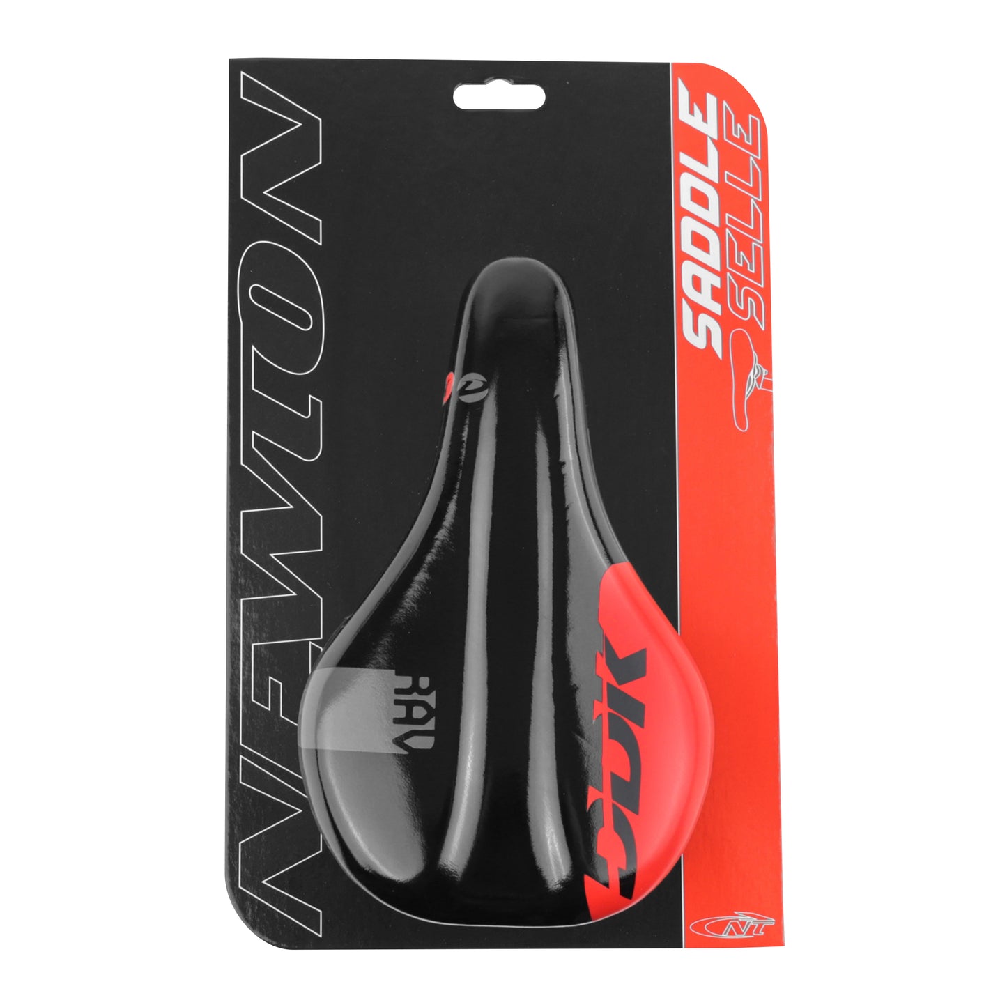Selle Newton Junior RAV noir rouge 210x130