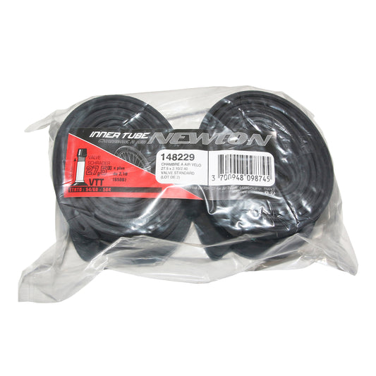 Chambre à air vélo 27.5 x 2.10-2.40 Newton valve standard (lot de 2)
