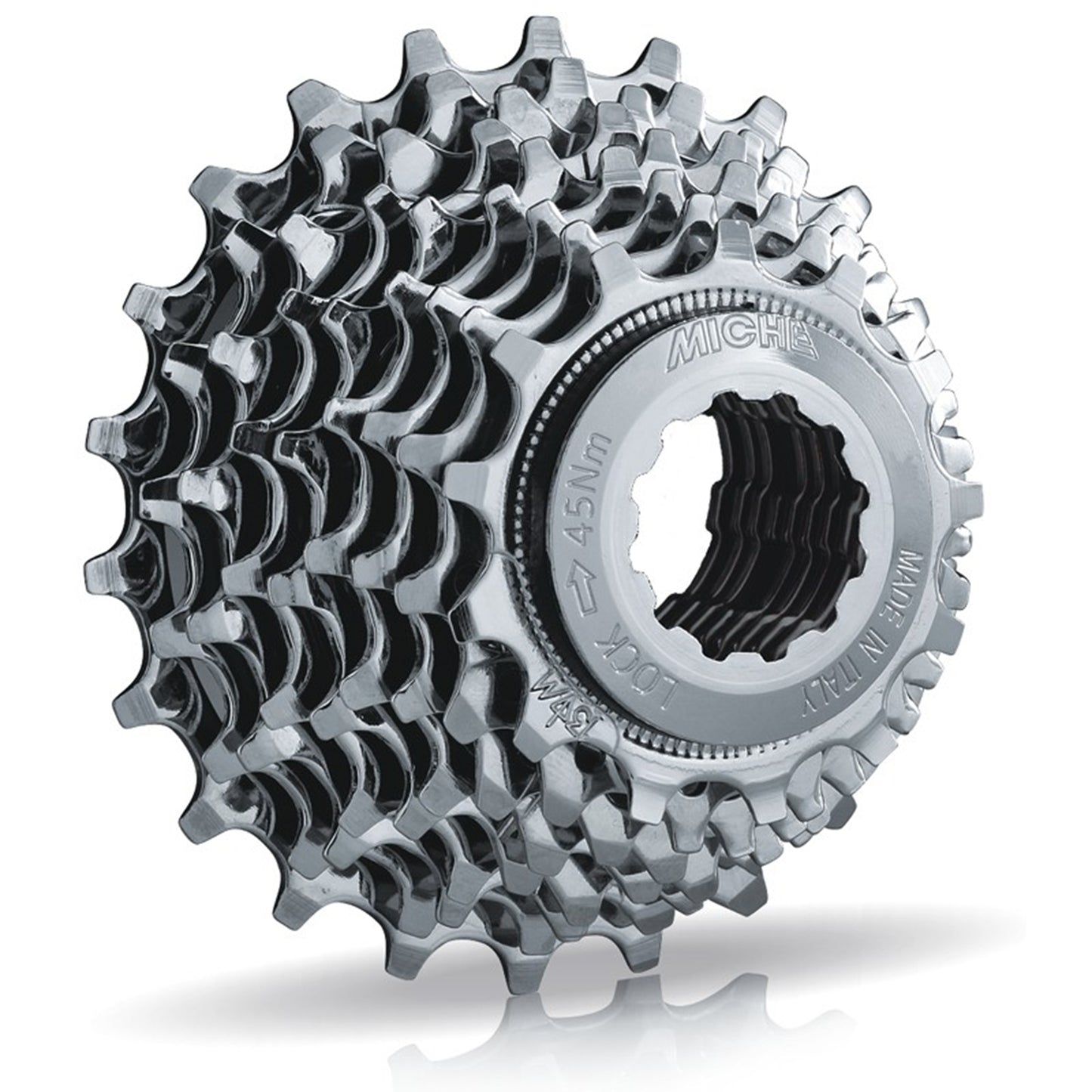 Cassette 9v. Miche primato route montage Miche et Campagnolo 8v. 16-28 (16-17-18-19-20-21-23-25-28)