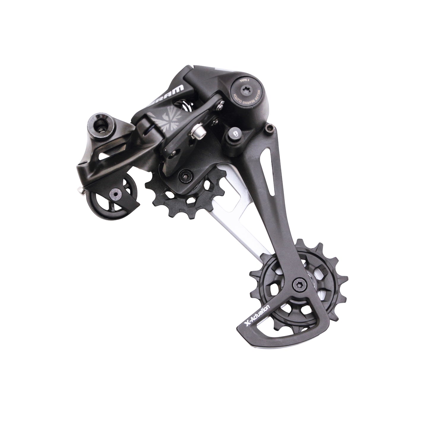 Dérailleur VTT arrière Sram 12v. GX eagle lunar noir chape longue