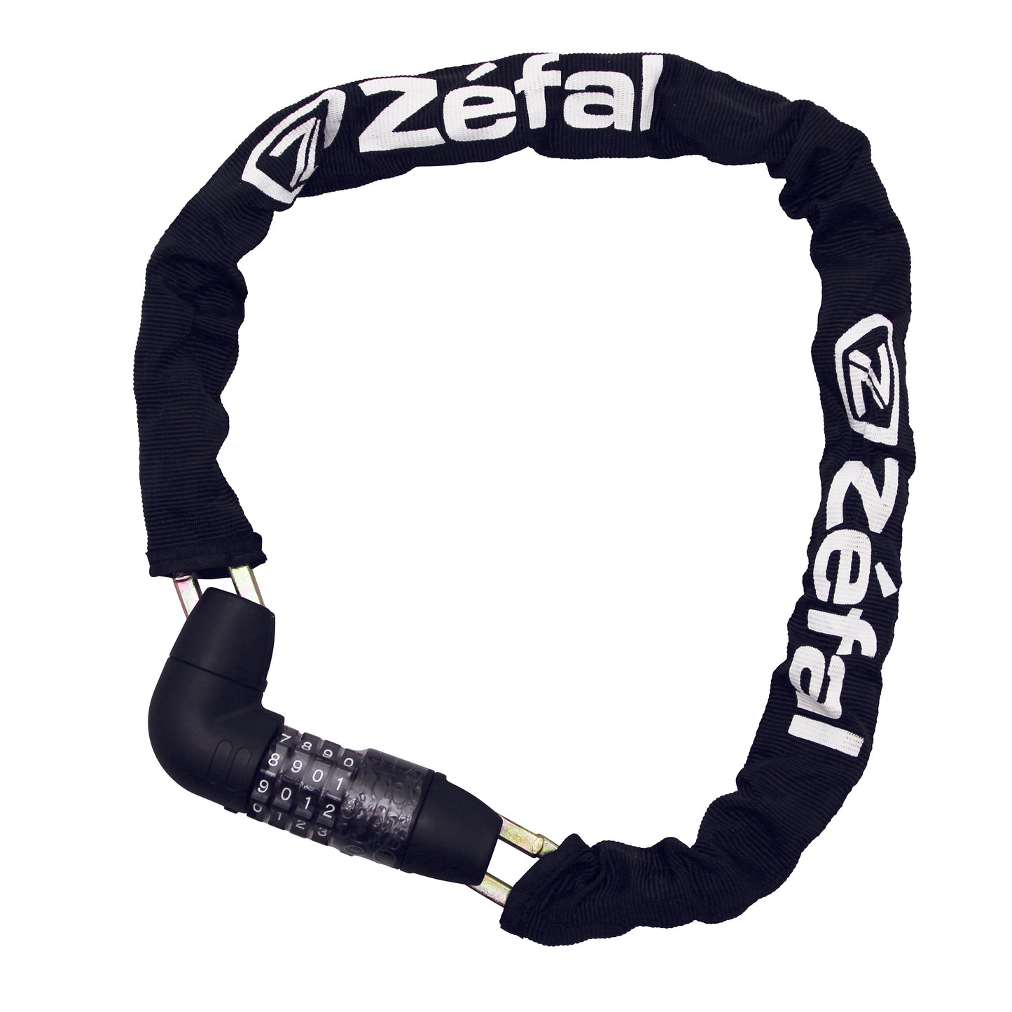 Antivol vélo chaîne à combinaison Zefal m12 code diam 8 mm l0.80m noir - homologué fub 1 étoile