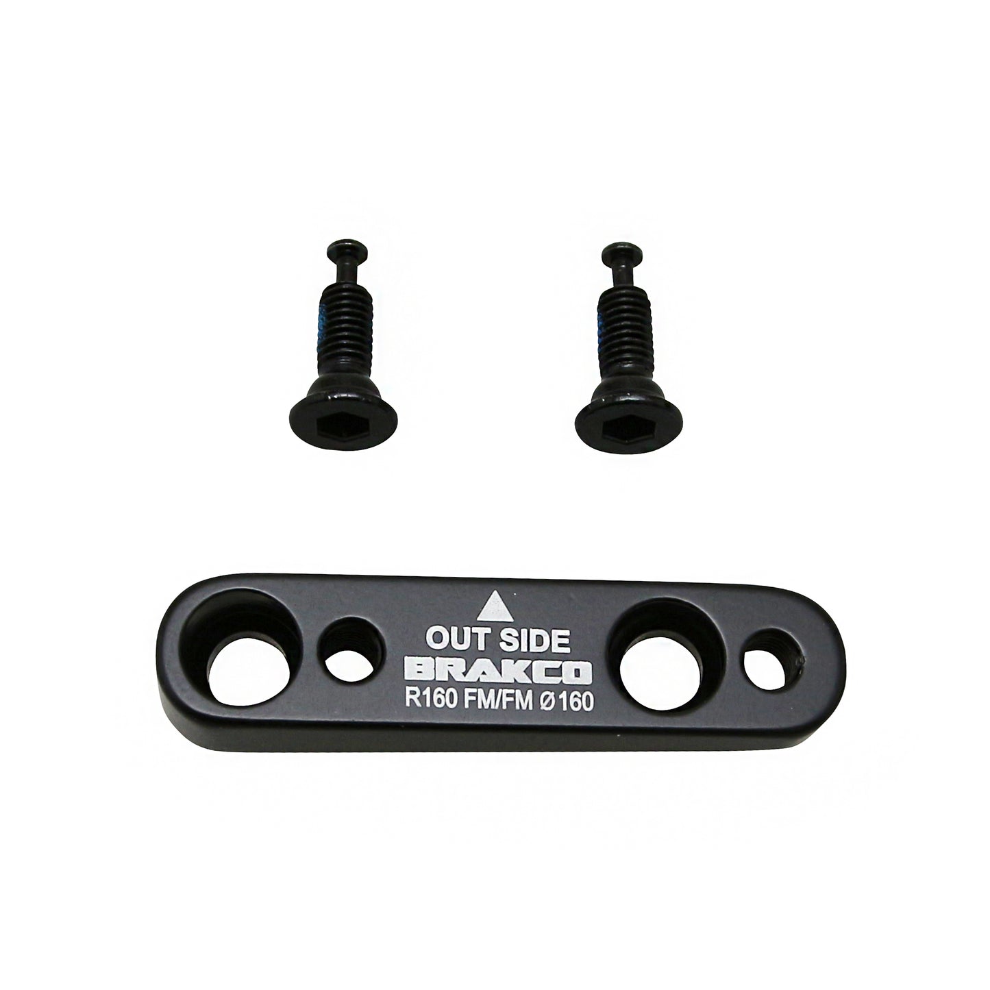 Brakco Flatmount Road Rear Disc Brake Adapter / Riser 140mm Caliper for 160mm Rotor