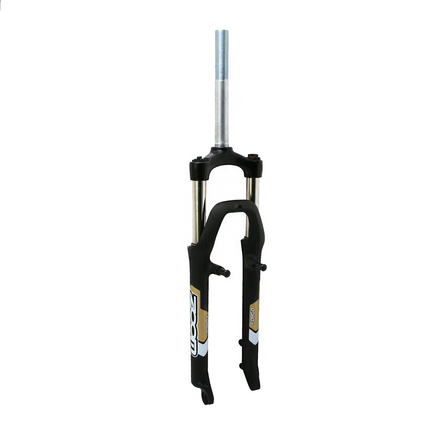 Fourche VTT 26 " Zoom forgo 565 alu ressort réglable noir mat deb. 80mm pivot fileté 1"-22.2 intèrieur