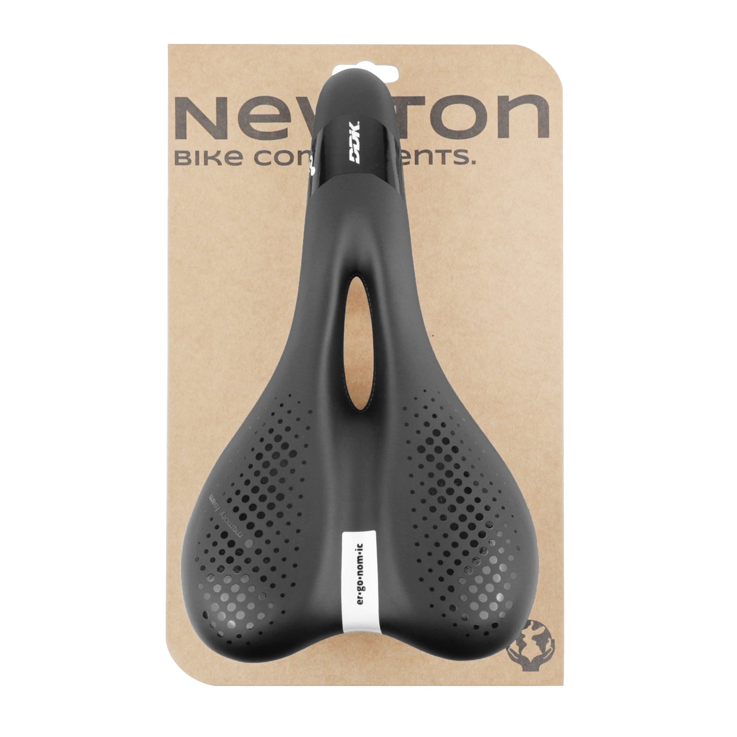 Selle Newton VTT Trekking Ergonomic homme noir 260x155