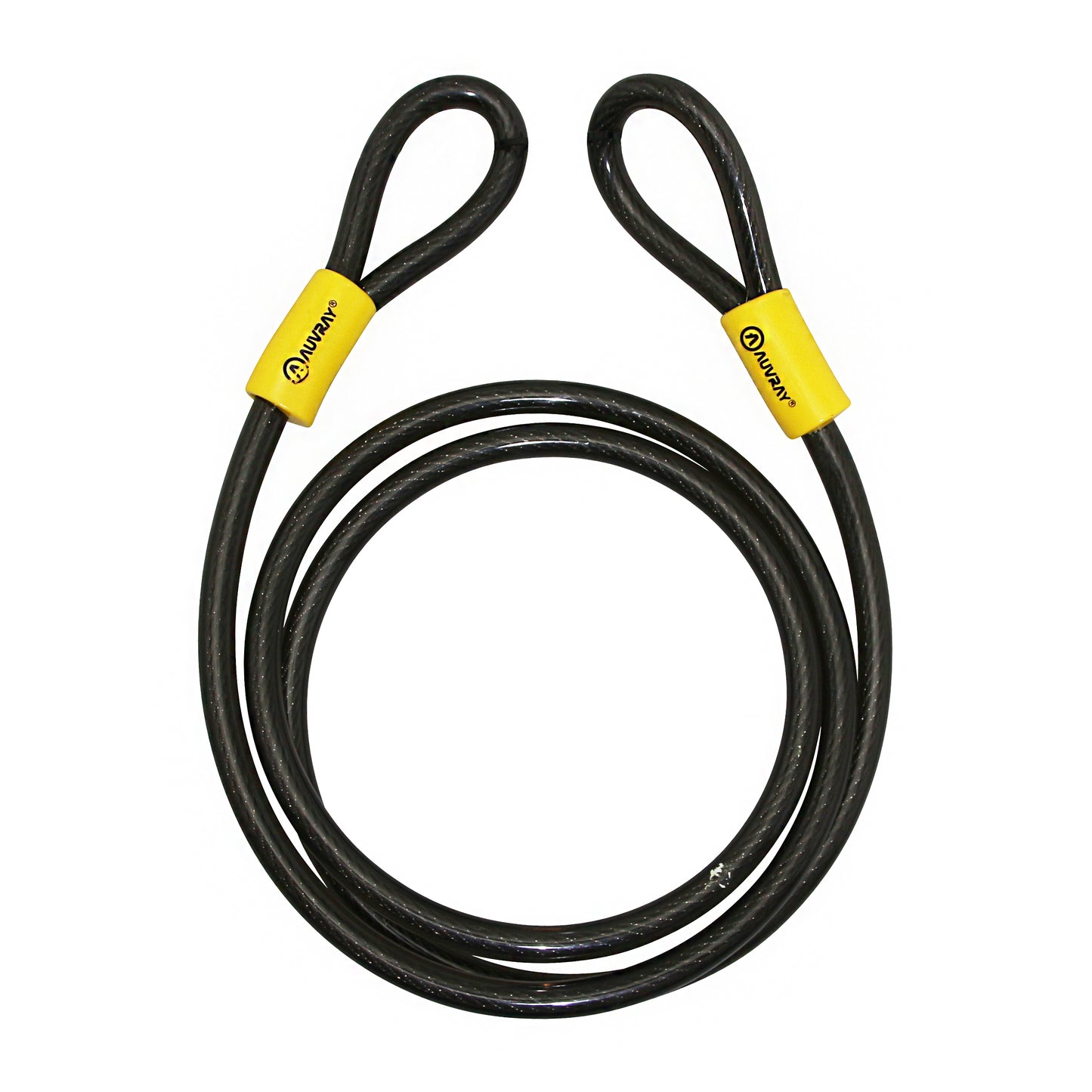 Antivol vélo câble à bouclé Auvray steelcable diam 12 mm l 1.80m