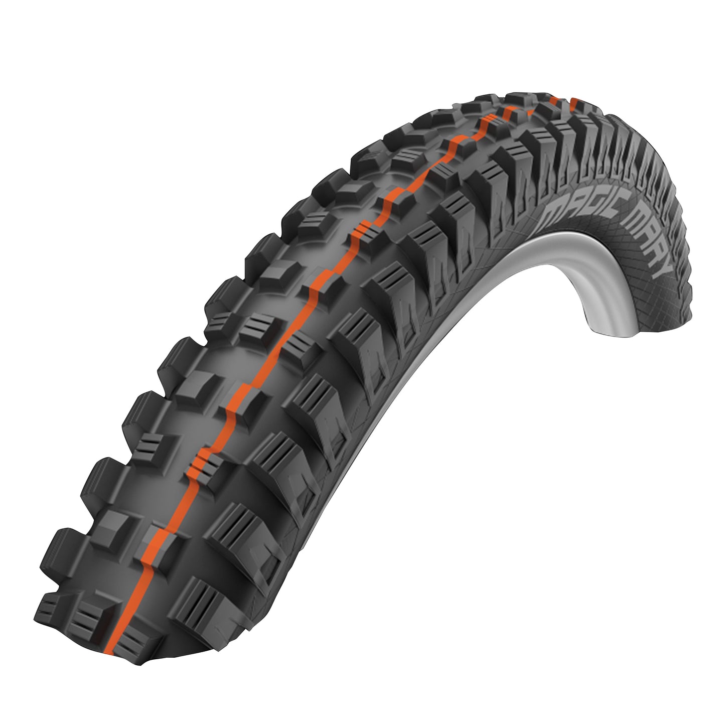 Mountain Bike Tire Gravity 27.5 X 2.80 Schwalbe Magic Mary Evo Addix Super Trail Black Tubeless Ready TS (70-584) (650B) E-Bike Compatible