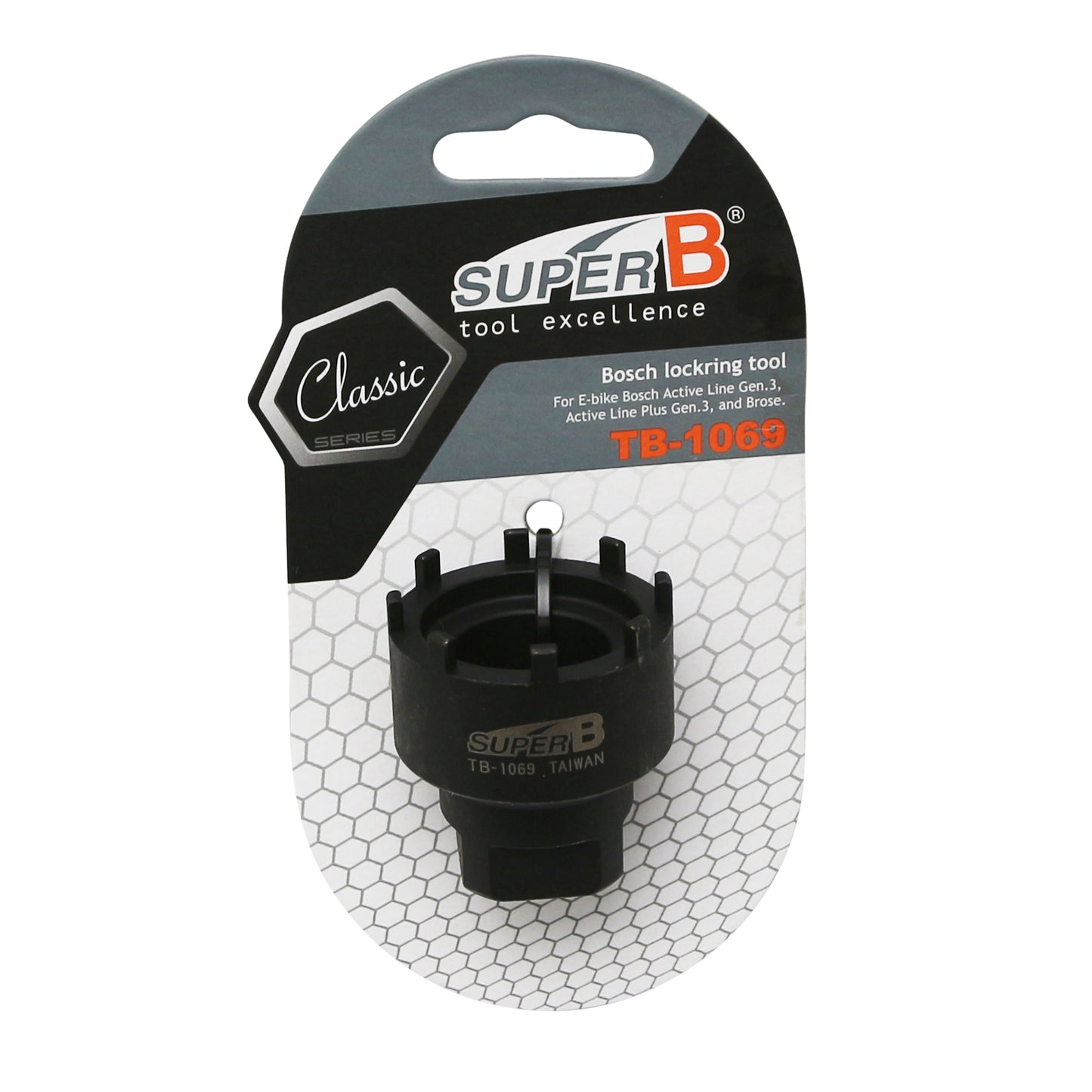 Démonte écrou pignon Super B pour Bosch Active Line