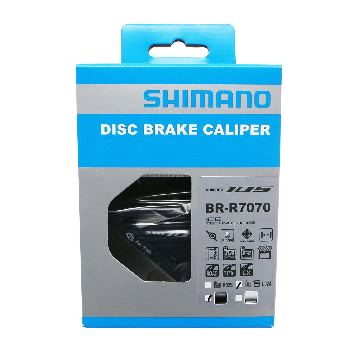 Etrier frein route Shimano disque avant 105 R7070 flatmount