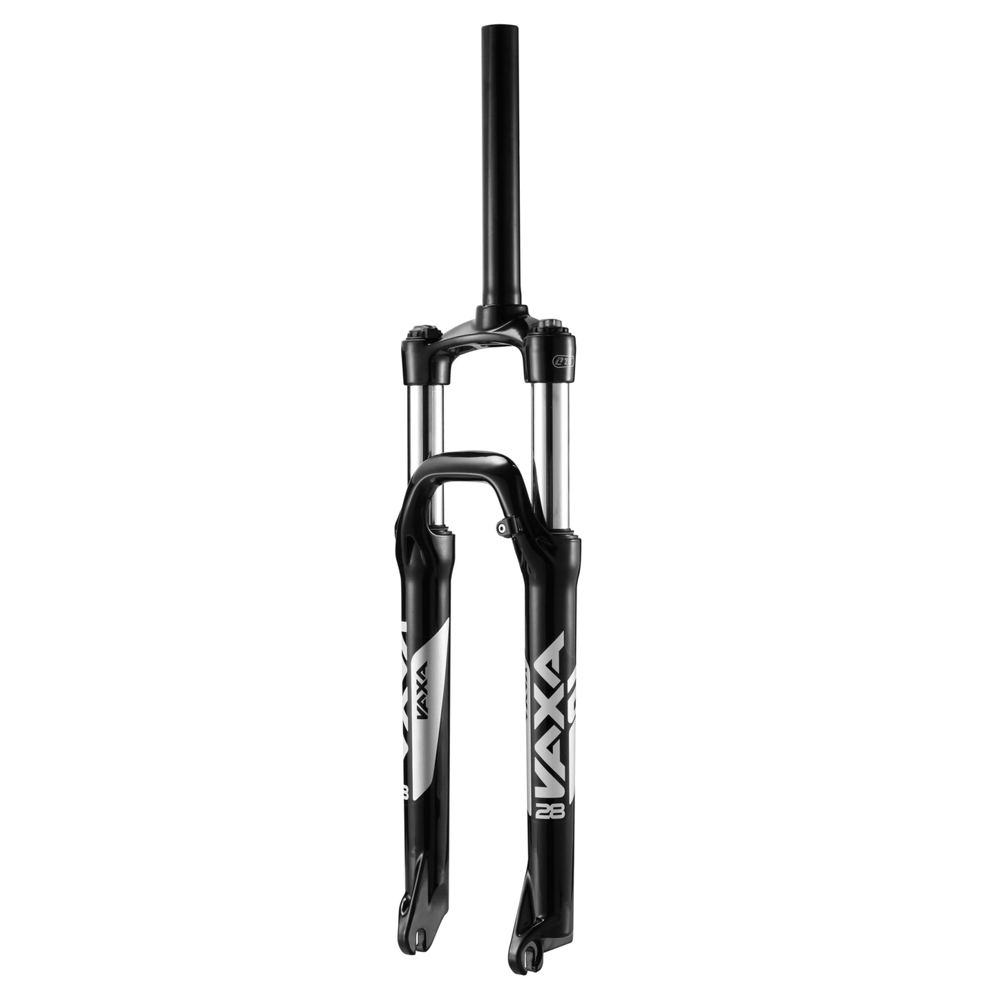 27.5" MTB Fork Zoom Vaxa 28 black adjustable-lockable travel 100mm straight steerer 295mm 1''1/8-28.6