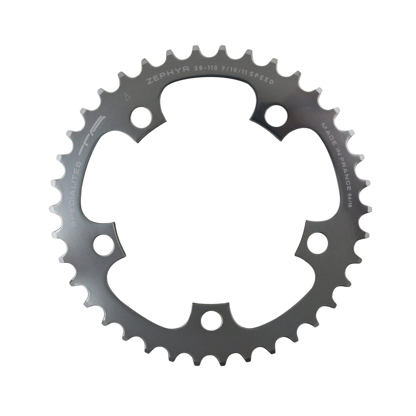 Plateau route TA Zephyr 5 bras D110 38D int Shimano 9-10V