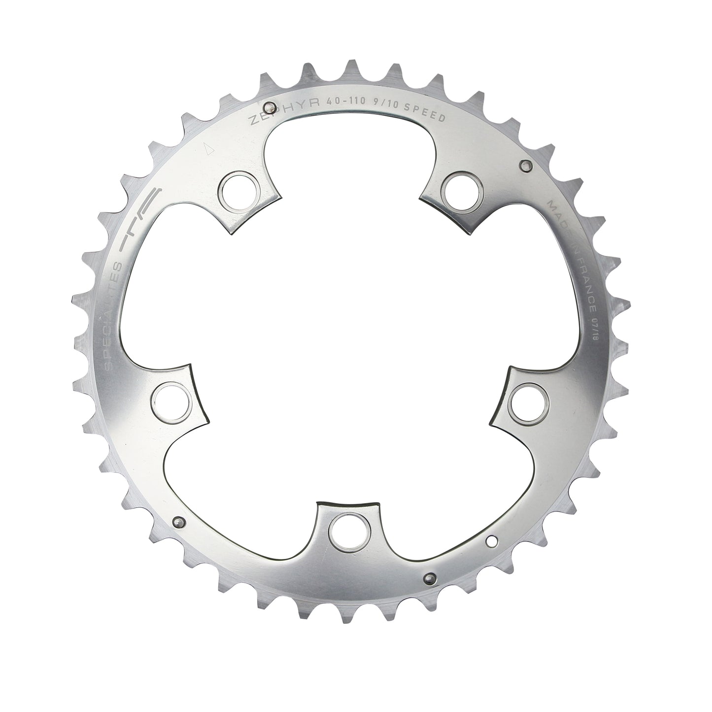 Plateau route TA Zephyr 5 bras D110 40D ext Shimano 9-10V