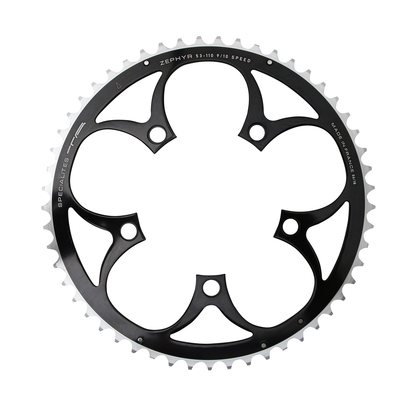 Plateau route TA Zephyr 5 bras D110 53D ext Shimano 9-10V
