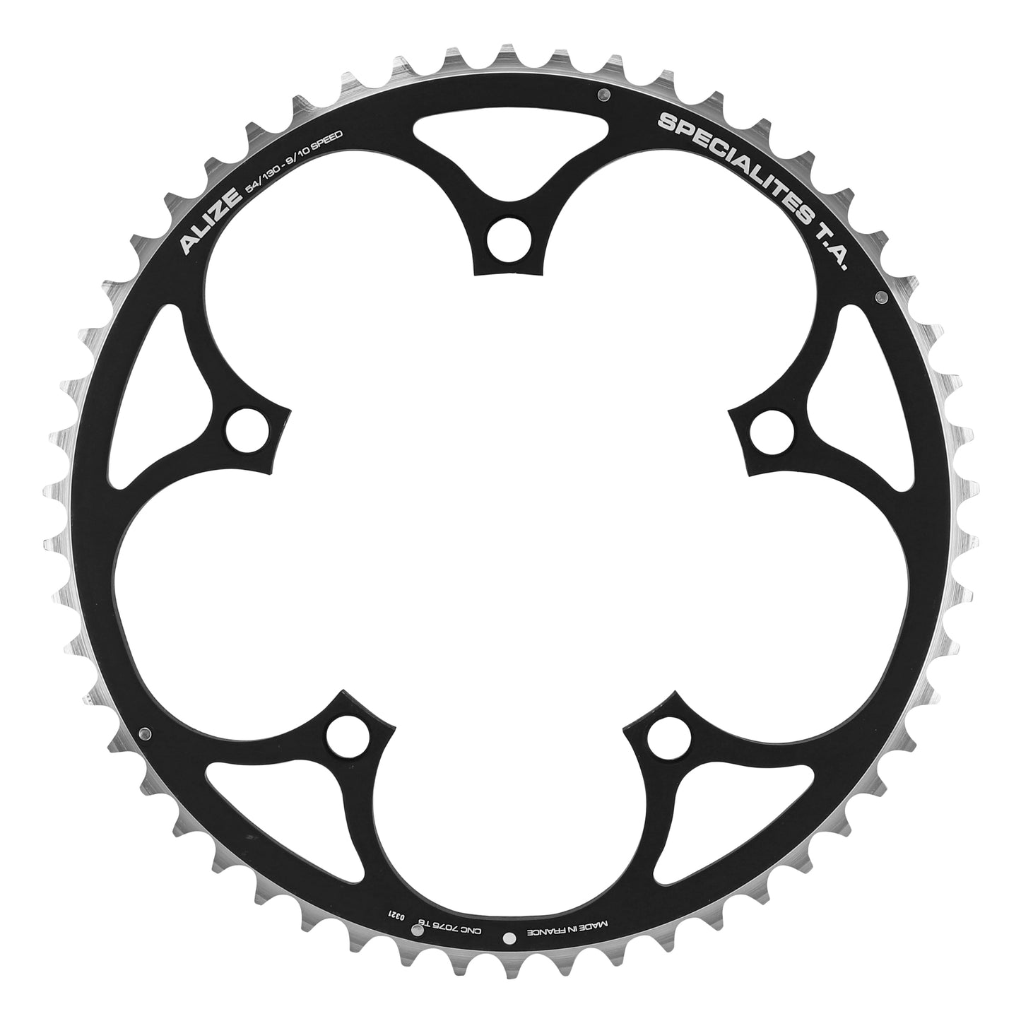 Plateau route TA Alize 5 bras D130 54D ext noir 8-10V