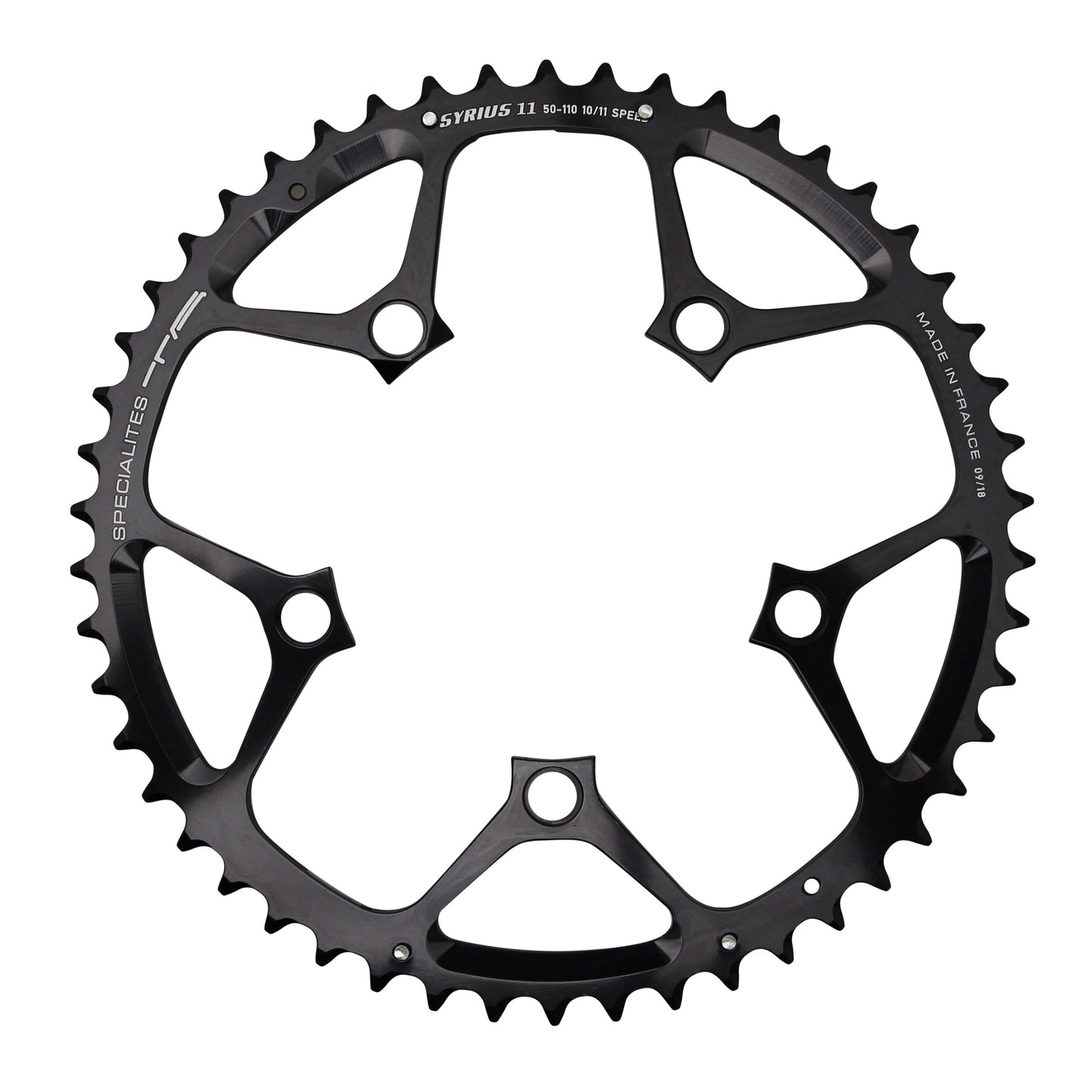 Plateau route TA Syrius 5 bras D110 50D ext Shimano 10-11V