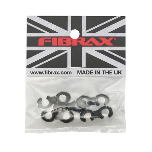 Attache gaine frein-dérailleur Fibrax noir (sachet de 5pcs)