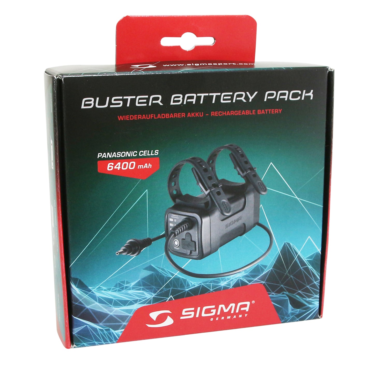 Sigma Li-ion 6400mAh battery for Buster 2000, PowerLED / EVO, sold individually