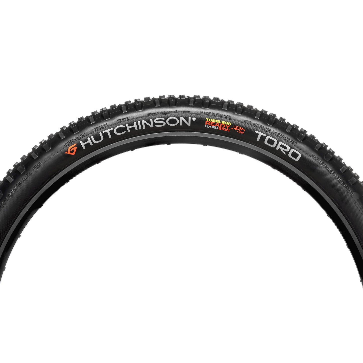 Pneu VTT 29 X 2.25 Hutchinson Toro Hardskin Noir Tubeless Ready TS (54-622)
