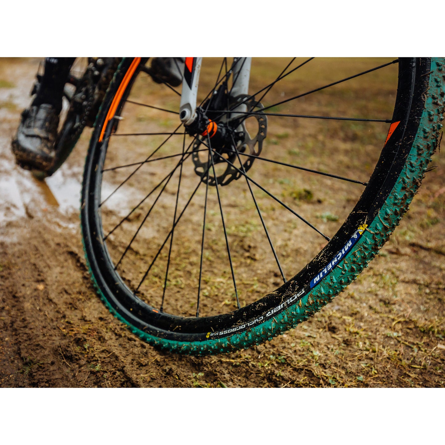 700 X 33 Michelin Cyclocross MUD Green TS Tubeless Ready Cyclocross Tire