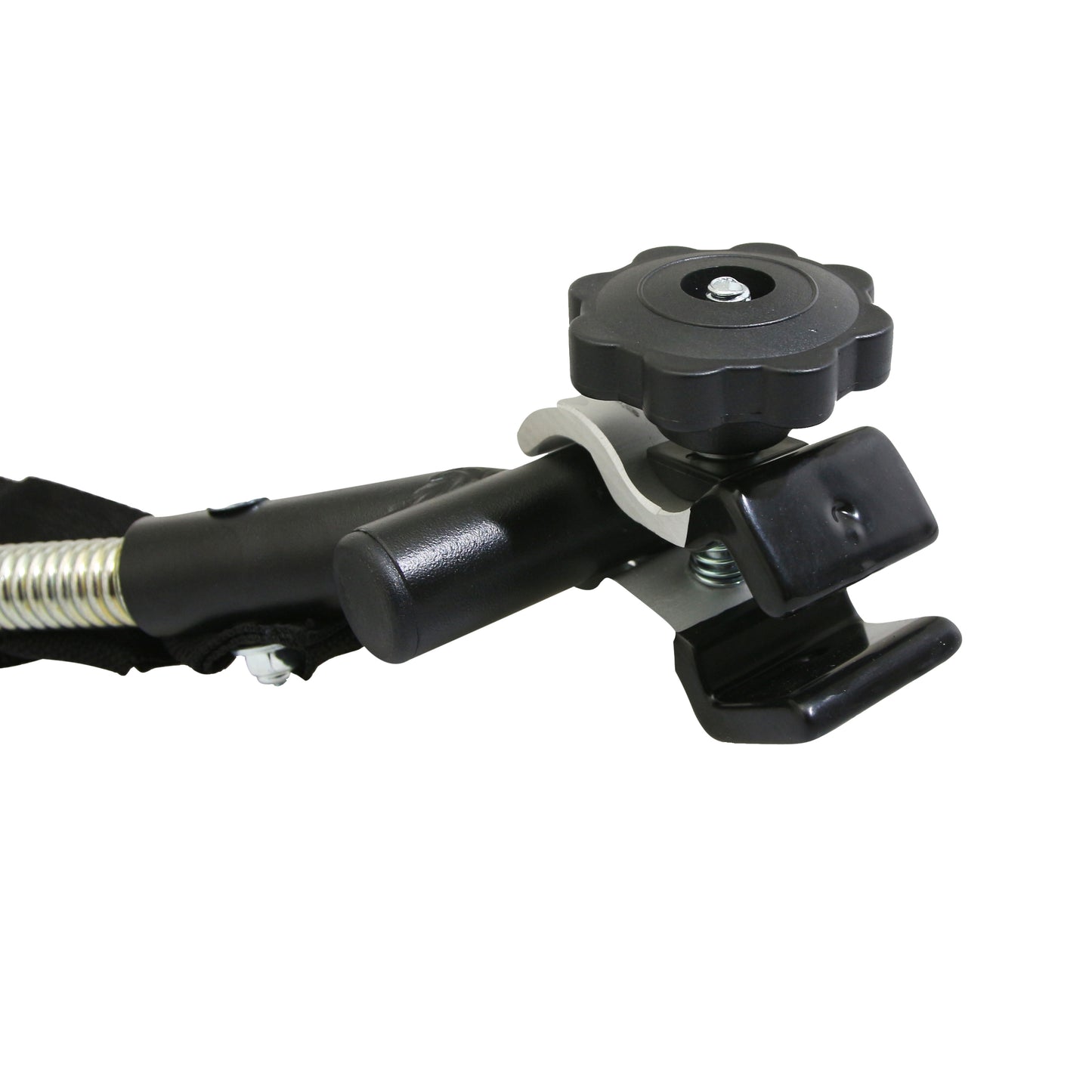 Child's bicycle trailer hitch thru-axle