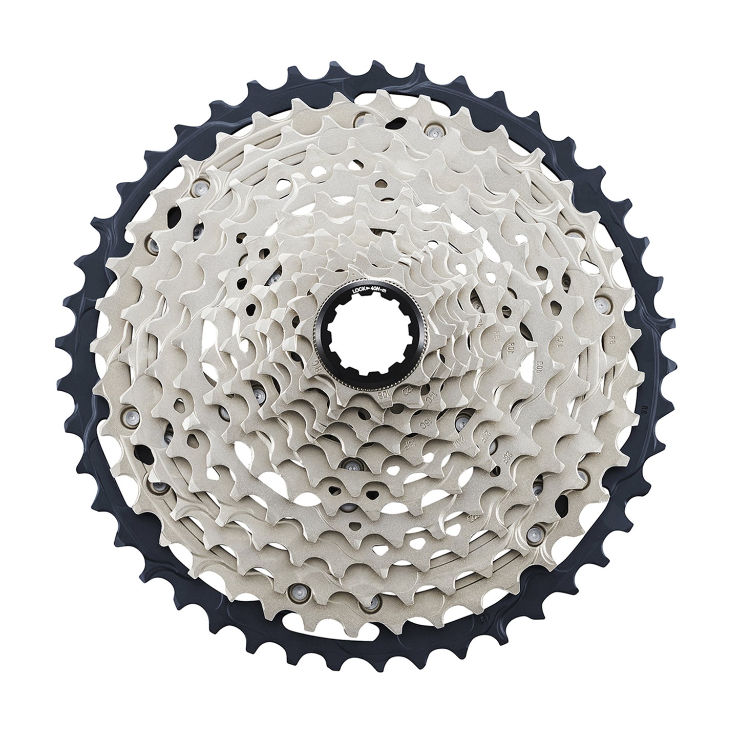 Cassette 12v. Shimano slx m7100 10-45 microspline nouvelle empreinte (10-12-14-16-18-21-24-28-32-36-40-45)